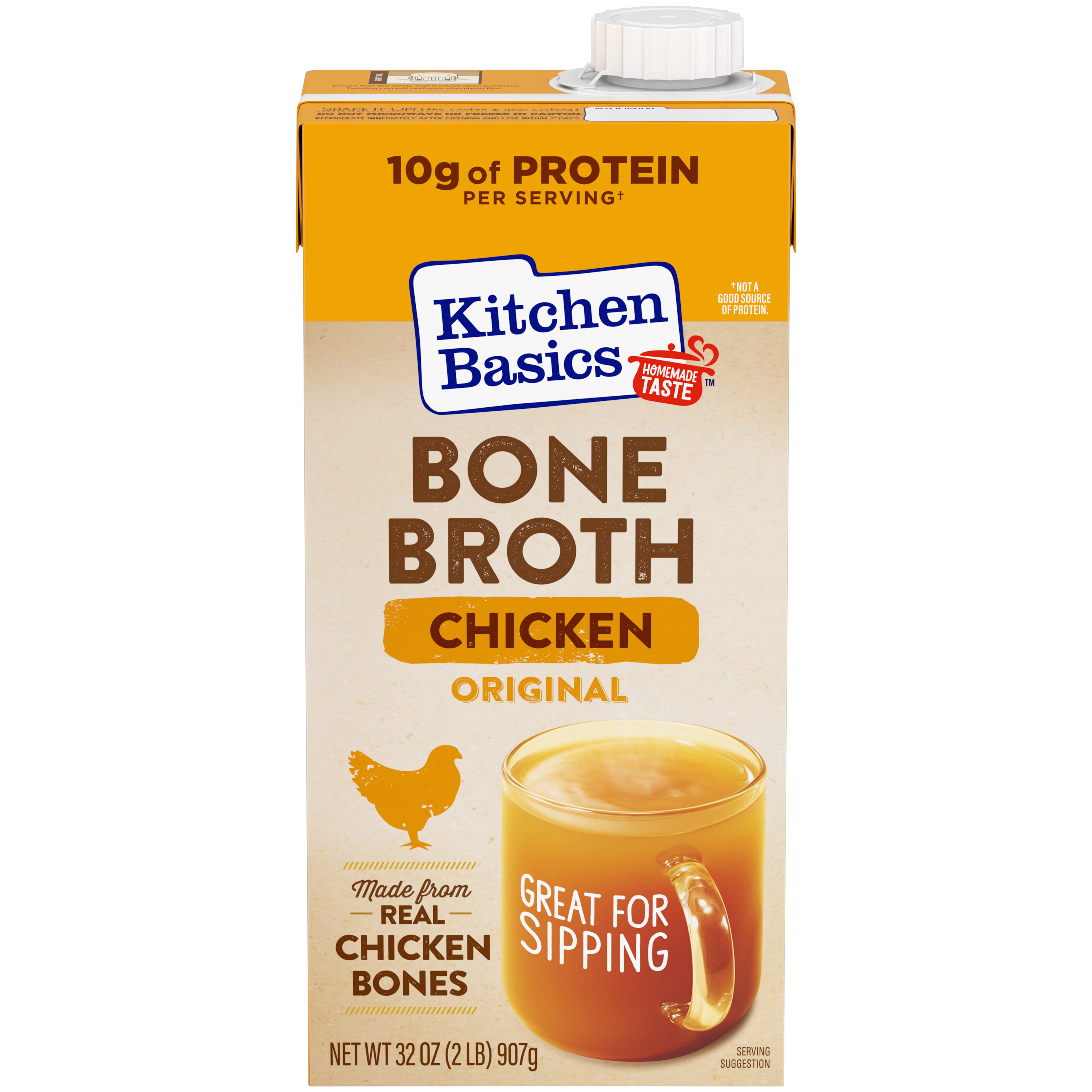 Original Chicken Bone Broth 32 oz Kitchen Basics